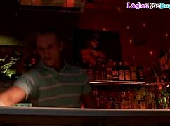 whoops these strapon dommes wreck that sissy bar slut hard...