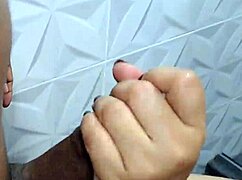 mature milf gives stepson sloppy deepthroat blowjobs on her natural tits