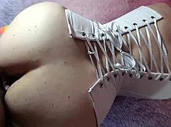 curvy latina wife rented out for deep anal double penetration by mature boss