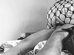 Paty Angel's Big Clit Latina Pussy Gapes on Homemade Bbc Anal Ride