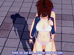 abby flips the script on protagonist-kun with her shemale pussy pounding!