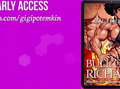 Ebony bodybuilder takes massive black cock massacre pounding her holes