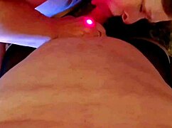 brunette babe bends over begs jizz on gaping asshole