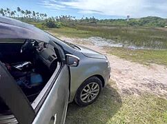 Lost video of young amateurs orgy in the woods explodes with action!