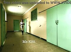 Bound Big Tits Nurse Under Mistress April's Brutal Cock Clinic Domination and Anal Torment