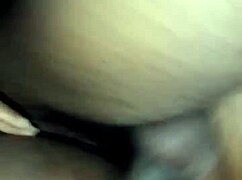 Overwhelmed with Pleasure as Black Babe Takes Huge Cock in Ass