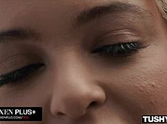 TushyRaw busty blonde Alexis Kay's curvy ass pounded anal to mouth hard