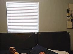 busty tattooed black milf rides drblackjohnsonxxx monster cock to squirting orgasm