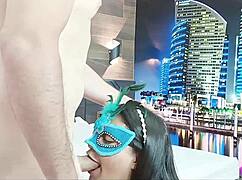 Colombian BBW Milf's Huge Tits and Ass Worshiped in Bedroom Casting