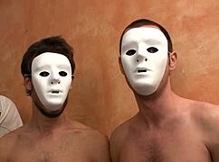 wanna see leyre pajon and sandra milka swallow loads in first bukkakes??