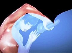 japanese masseuse massages boobs before creampie game on fair client