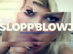 Barbie in sexy lingerie, ready to DEEPTHROAT that huge cock in POV?