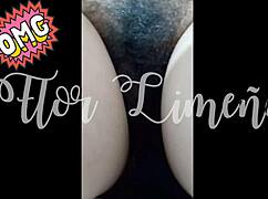 peruvian beauty pees in home bath during lockdown isolation