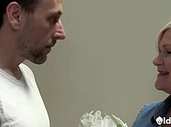 wanna see bbw granny lacey starr take two cocks in hardcore threesome?