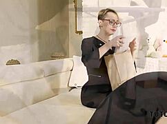 i crave my russian tutor's stockings blowjob lesson now.