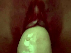 I stuff toy in pussy then take dick creampie load