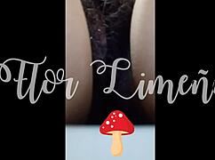 peruvian beauty pees in home bath during lockdown isolation