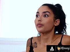 horny vanessa sky fingers stepmom pristine edge til she squirts hard on birthday!