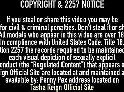 Tasha Reign and her lusty blonde friend host a wild pijama orgy with MUFF DIVING and LESBIAN LICKS