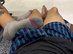 stepsis and i sneak fat cock rides when adults sleep voyeur uncut