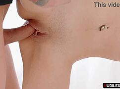 Petite ballerina Emma Rosie deepthroats and fucks shy with Sawyer Cassidy