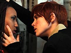 heart races watching raunchy prison guard tease redhead inmate to orgasmic pussy bang