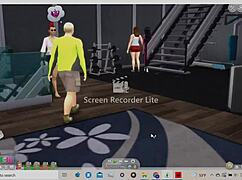 wide hips latina's thick ass teases white boy's lap dance dreams