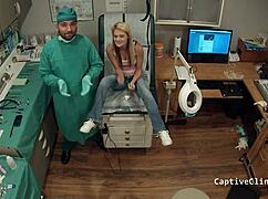 check out hope harper's latex lesbian torment in clinic