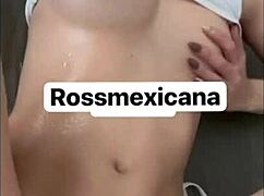 latina beauty rica teases her wet pussy with huge dildo solo play