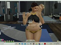 wide hips latina's thick ass teases white boy's lap dance dreams