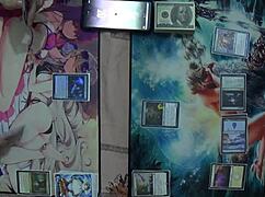 Oriental Buff Old Man Strokes Massive Cock