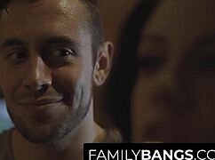 Penny Barber Changes Clothes as Stepson Dante Cole Spies and Bangs