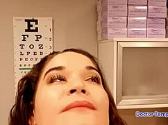 Dr Tampa's Tampa University entrance physical humiliates kendra heart's small tits patient