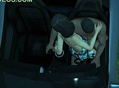 franklin hires hooker for car sex and blowjob in gta 5