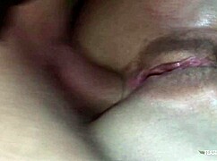 Chicks crave cum in intense anal threesome milking balls dry