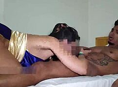 FODI COM A CASADA TESUDA NA FESTA FANTASIA CORNO MARIDO CHAMA PRA FODER NA FRENTE DELE