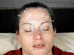 Eye-Popping Bukkake Facials Overflow in This Steamy Homemade Compilation