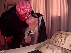 unholy nun crazywifeslut summons anal demon for gaping creampie ritual 😈🍑🔥