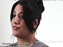 Busty Sarah Arabic Emotionally Bares Her Big Tits and Ass