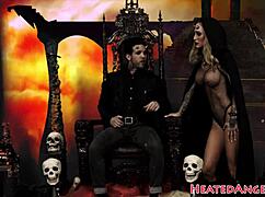 emo passion surges as devilish alt beauty with piercings gets pounded hard