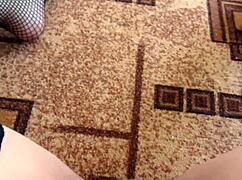 wanna see this milf finger her hairy wet pussy in panties till she cums hard pov?