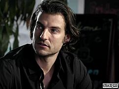 Flight Attendant Milf's Quickie Temptation: Stranger's Cock in Shaved Pussy?