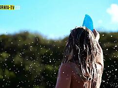 Blonde Dripping Wet with Urgent Desire