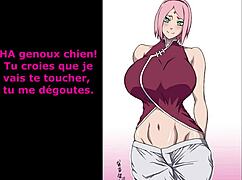 Sakura's Femdom Anal Game Demands Hard Jerk Off Instructions