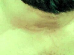 i can't stop watching this hairy femboy guzzle his own piss from limp dick