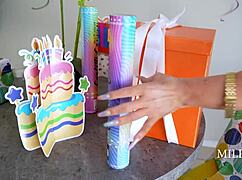 Happy birthday stepson, now breed my milf pussy with your cum.