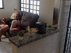 😏 Hubby spies hot wife fucking his friend on cam!