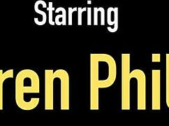 Lauren phillips why kneel over bed sucking dick so deep with those big tits bouncing?