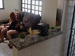 😏 Hubby spies hot wife fucking his friend on cam!