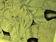 Vintage hairy retro scenes explore antique erotic depths boldly